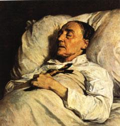 Henri Regnault Mme. Mazois ( The Artist s Great-Aunt on Her Deathbed ) Sweden oil painting art